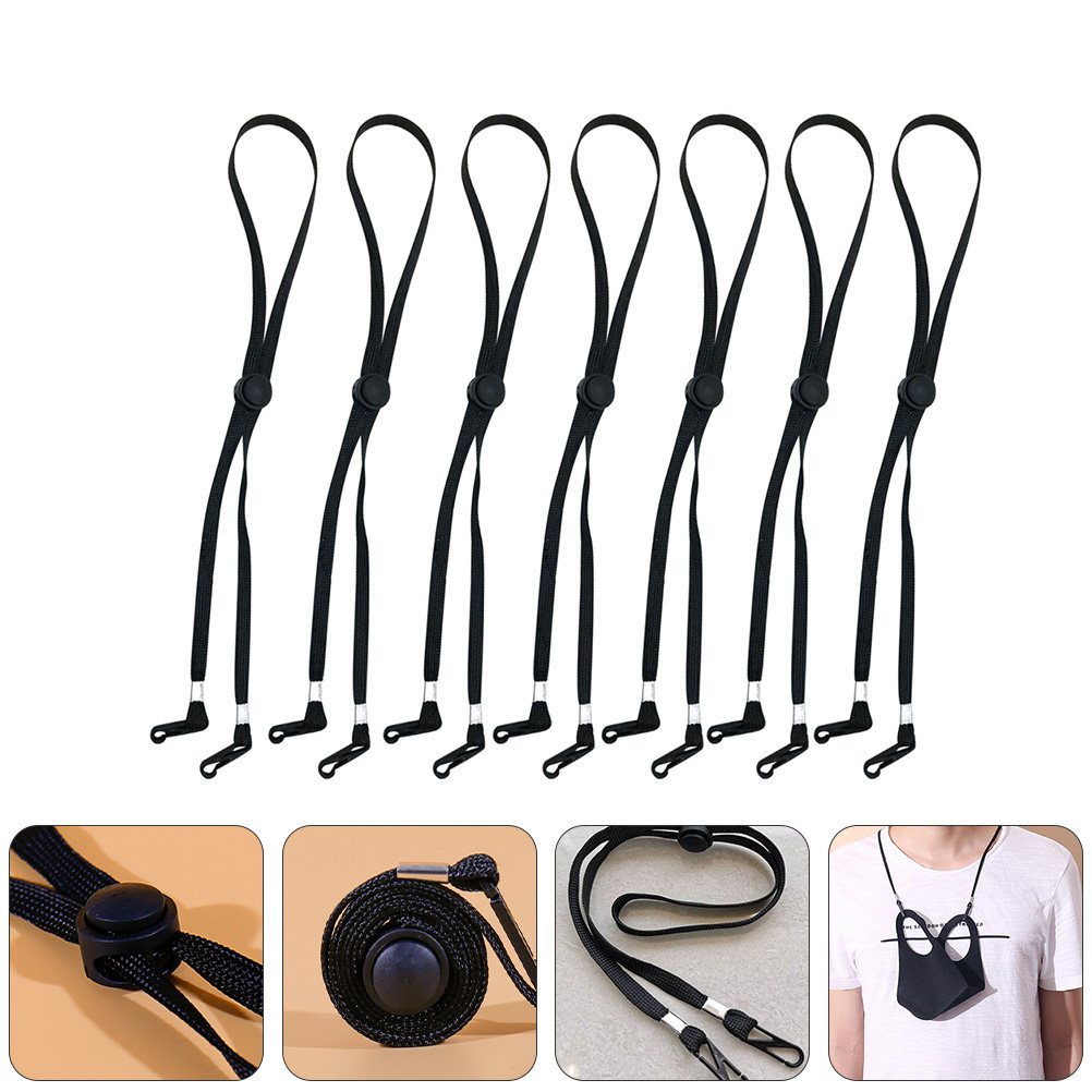 Mask Lanyard Adjustable - 12 stuks veiligheidsmaskerhouder, verstelbaar maskerkoord, anti-verlies