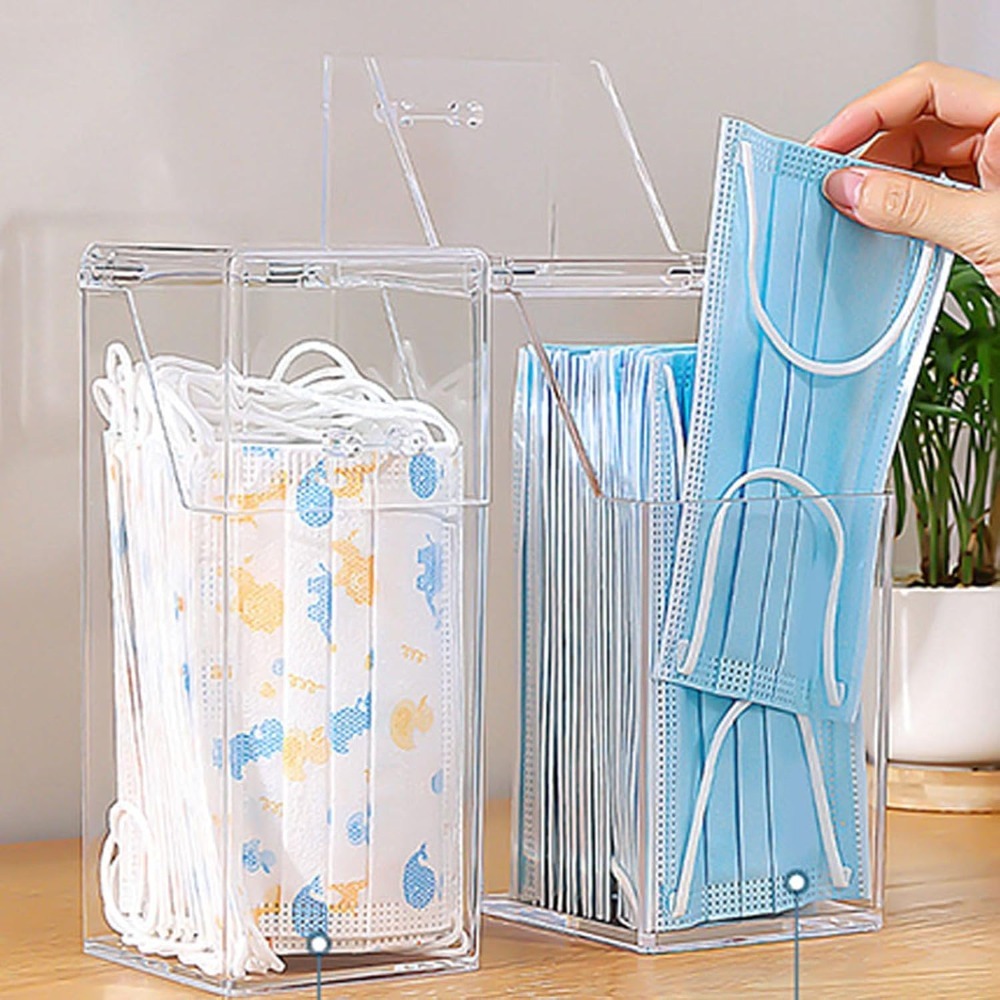 Met deksel gezichtsmaskerdispe - Face Mask Storage Box recensie en prijs